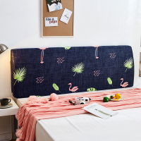 万能床头套罩全包弹力欧式异型床头靠背防尘罩弧形通用保护套简约|火烈鸟 高度50-65*长度200cm(通用)