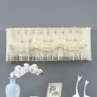 防晒挂机罩通用型开机不取防老化罩绣花防尘空调罩蕾丝美的格力等|仙仙黄 1.5-2p(94厘米以内)开机不取