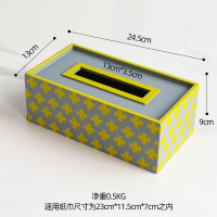 餐厅纸盒创意家用遥控器纸巾盒收纳盒抽纸盒北欧ins轻奢客厅茶几|灰色纸巾盒纸巾盒