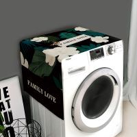 滚筒洗衣机床头柜盖布多用棉麻盖巾罩防|深爱(升级新面料更厚实) 35*100微波炉烤箱通用(防水防污)