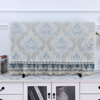 欧式布艺47寸液晶电视机盖布55寸65寸挂式电|慕羽-水蓝色 65寸(约宽度152*高度85cm)