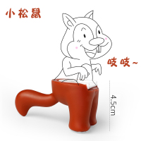 卫生间牙刷架置物浴室免打孔挂式粘钩插头挂钩剃须刀宿舍收纳架子|松鼠尾巴*单个装【红色】