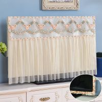 42寸55开机不取电视机寸电视罩套65寸60寸电视防尘罩|包边款-花篮黄 65英寸