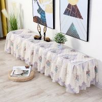 四季通用电视机罩电视柜防尘套蕾丝电视机盖布客厅电视柜防|金玉满堂布边灰【高度40cm】 电视柜：宽35长180