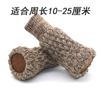 针织椅子脚套耐磨静音桌腿桌脚椅子腿保护套凳子脚套防滑桌椅脚垫|泡泡卡其24个