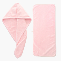 乐菲思加厚干发帽女可爱强吸水长短发洗头包头毛巾浴帽擦头发速干|干发帽+大毛巾粉色