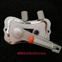 晾衣架手摇器晾衣架维修配件双杆手摇阳台晒衣架升降器通用摇把|银色蝴蝶款孔距12.5cm