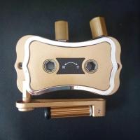 晾衣架手摇器晾衣架维修配件双杆手摇阳台晒衣架升降器通用摇把|金色蝴蝶款孔距12.5cm