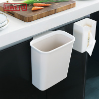 厨房橱柜门挂式垃圾桶家用分类带盖大号厨余壁挂垃圾悬挂式收纳桶