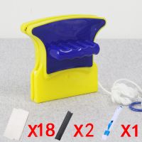 清洁器玻璃神器双面擦工具擦窗器单层擦刮刷清洗玻璃器玻璃|(送20配件+凹槽刷) 鑫宝星(3-8mm单层)