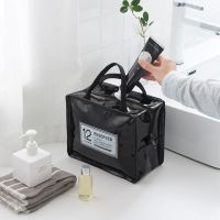 洗漱包韩化妆包简约女士大容量pu皮手提包女便携防水化妆品收纳包