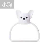 儿童大吸盘卡通牙刷杯防摔漱口杯便携牙具座牙缸创意情侣套装壁挂|小奶狗毛巾架