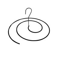 螺旋式晒被子创意家用晾衣架阳台凉圆形蜗牛旋转式床单多功能神器|黑色 二个装