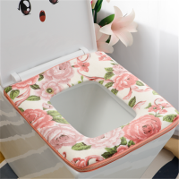 好好麦蕾丝拉链方形马桶垫夏季马桶套圈通用座便套坐便套马桶坐垫