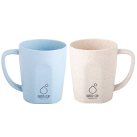 简约塑料洗漱口杯家用儿童刷牙杯子创意可爱牙缸杯套装情侣牙刷杯|北欧米蓝【两个】