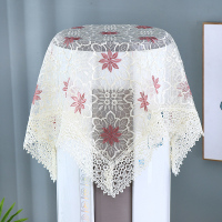 空调罩套柜机圆形圆柱格力奥克斯海尔海信美的立式|枫叶-黄色 通用款(可用于圆空调/方空调/饮水机/床头柜/小圆桌等)