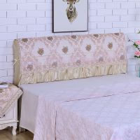 全包床头套床头防尘罩床头罩加棉加厚床头柜防尘罩床头柜盖巾|郁金香-全包咖色 1.8米