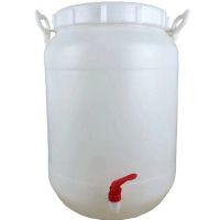 酿酒蜂蜜食品级水桶大口自制加厚塑料水桶环保酵素桶带盖龙头|25L圆桶加厚(龙头款)