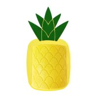 菠萝免打孔卫生间浴室牙刷剃须刀硅胶置物架壁挂梳子粘玻璃收纳架|菠萝黄色