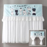 防直吹格力空调罩挂机开机不取遮风板挂式防尘罩月子挡风帘防风套|六只猫咪 空调长80cm以内可用