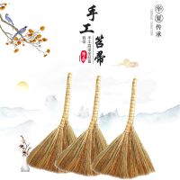 老式扫把手工编织高粱金丝苗家用室内笤帚不粘头发不怕水扫帚