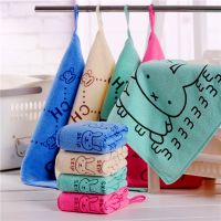 柔软吸水5/8抹布擦手巾清洁毛巾家政公司专用不掉毛定|04款优质款卡通图案颜色随机发 8条装不带字抹布25*25