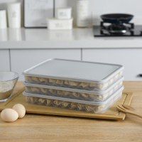 饺子盒冻饺子家用速冻水饺盒混沌盒冰箱鸡蛋保鲜收纳盒多层托盘