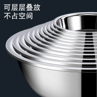 厨房盆子大号特大洗菜盆和面盆铁盆不锈钢洗脸盆揉面盆盆大盆家用