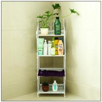 铁艺置物架落地层架隔断创意书架客厅浴室厨房夹缝收纳储物架子|三层古铜色