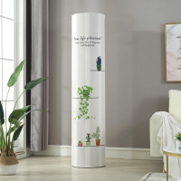 圆形柜机格力美的海尔布艺空调罩套立式圆|绿色盆栽-高弹全包 美的云行/悦行/睿行