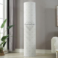 圆形柜机格力美的海尔布艺空调罩套立式圆|菱形钻石-高弹全包 奥克斯