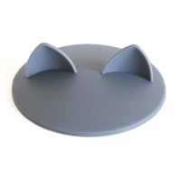 哈曼卡顿音响防尘盖琉璃2二代三代水晶3三代蓝牙音箱防尘罩保护罩|灰色-猫耳朵 直径10厘米