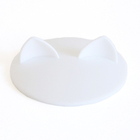 哈曼卡顿音响防尘盖琉璃2二代三代水晶3三代蓝牙音箱防尘罩保护罩|白色-猫耳朵 直径10厘米