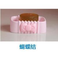 创意卡通可爱肥皂盒 浴室卫生间香皂盒皂盘架塑料香皂盒置物盒|粉蝴蝶结一个