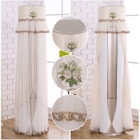 空调罩圆形格力美的奥克斯海尔立式客厅柜机罩圆柱开机不|金枝玉叶-米色 美的天行/智行/御行/云行/俊行/慧行/皓行/睿行