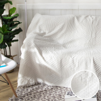 北欧沙发巾全盖布坐垫巾客厅家用沙发毯防滑防猫抓防尘套罩通用|白色桃心 90*90cm