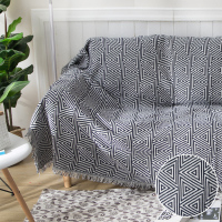 北欧沙发巾全盖布坐垫巾客厅家用沙发毯防滑防猫抓防尘套罩通用|迷途 90*210cm