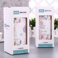 擦手纸巾吸可水洗卷纸厨房专用纸抹布不沾油加厚厨房洗碗纸吸油纸|小猫咪款 一次性3卷[240张装+纸巾架]