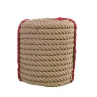 粗麻绳绳子细麻绳耐磨捆绑绳麻绳装饰品手工编织麻绳晾衣绳拔河绳|1.5厘米绳粗(50米)