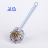 搓背神器洗澡巾沐浴花球浴刷用品洗澡刷子成人搓泥不求人擦背后背|1把装蓝灰色(优质品)