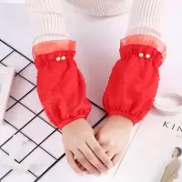 袖套女防水袖套袖套女短款套袖女护袖女套袖女工作双层蕾丝袖套