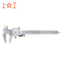 上工四用带表游标卡尺0-150/200/300 高精度 不锈钢 0-200_0.02mm
