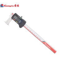 桂林广陆 圆柱头内沟槽数显卡尺 150/200/300/500 圆弧形内沟槽尺寸测量