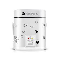 双胆q师傅迷你电饭煲1.2升1-2人智能定时全自动电饭锅学生白领|机械卡通白色