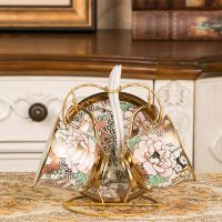 咖啡杯套装英式红茶杯陶瓷水杯子欧式茶具6件套家用办公室马克杯|蝴蝶2杯碟勺+架子