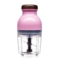 辅食机打泥机婴儿宝宝多功能料理机家用电动绞肉机榨汁机果泥机|PP奶瓶材质 套餐二(买一送四)