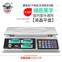 30kg公斤电子秤商用台称计价称精准厨房秤家用小型海鲜磅秤|809(黑字平盘)高精度