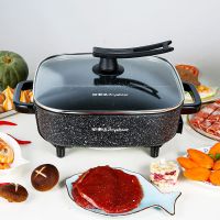 鸳鸯电火锅多功能电热锅宿舍家用神器双管加高大容量不粘锅