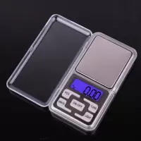迷你珠宝秤小电子称0.01g精准天平0.1克称重烘焙厨房秤食物黄金称|500g0.01英文加电池
