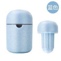 手动榨汁机小型简易便携式榨汁杯家用压榨器水果橙子柠檬挤压器|蓝色（加厚两用机）